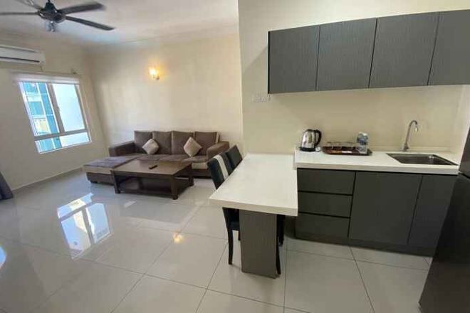 2 bedrooms, individually furnished, blackout drapes, soundproofing