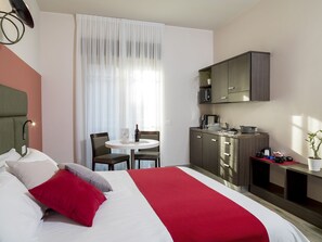 Superior Apartment (quadruple) | 1 bedroom, premium bedding, down duvets, Select Comfort beds