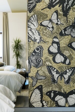 Deluxe-Apartment (triple) | 1 Schlafzimmer, hochwertige Bettwaren, Daunenbettdecken