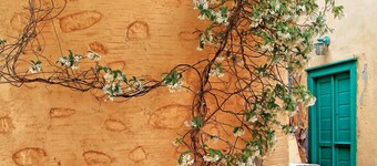 Traditional Medieval Stone house in "Ano Syros"