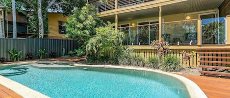 Una piscina climatizada