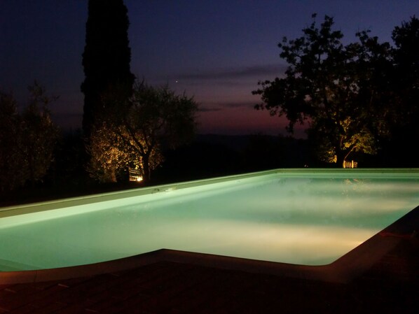 Outdoor pool - Villa with private pool with magnificent views, 22 km from Florence (Pelago)