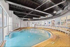 Indoor pool, outdoor pool