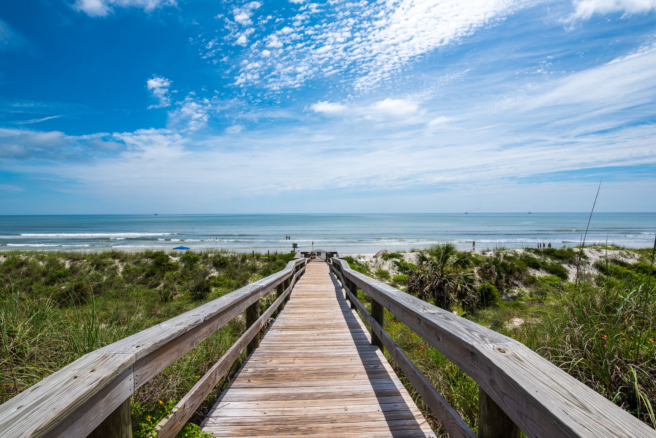 Am Strand, Liegestühle, Strandtücher