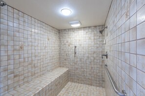 Shower, jetted tub, hair dryer, towels - Beautiful Single Level Home (Bodega Bay)