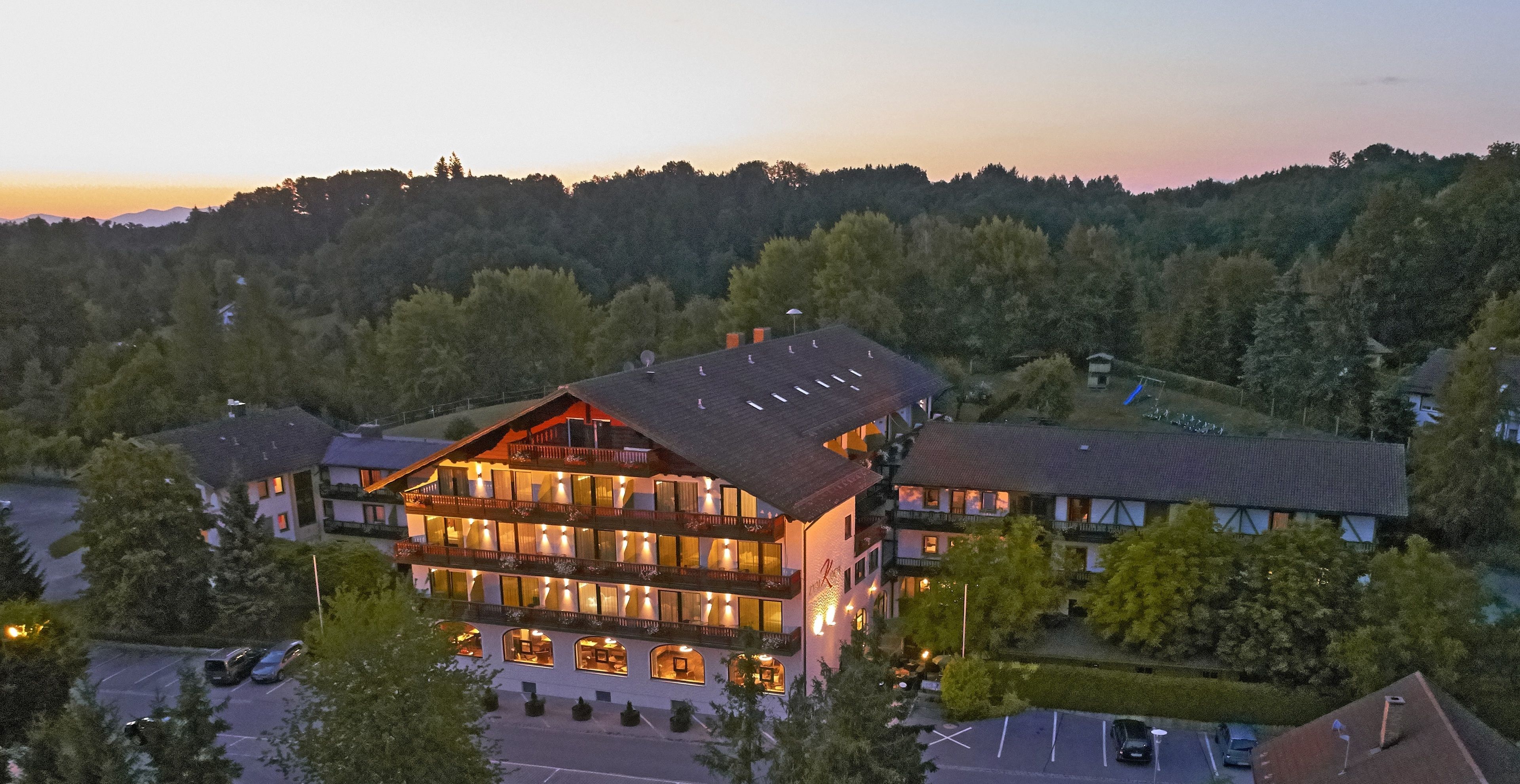 front of property – evening/night