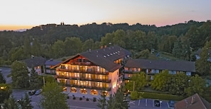Front of property – evening/night