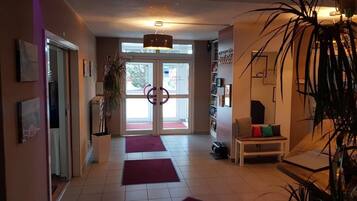 Interior entrance