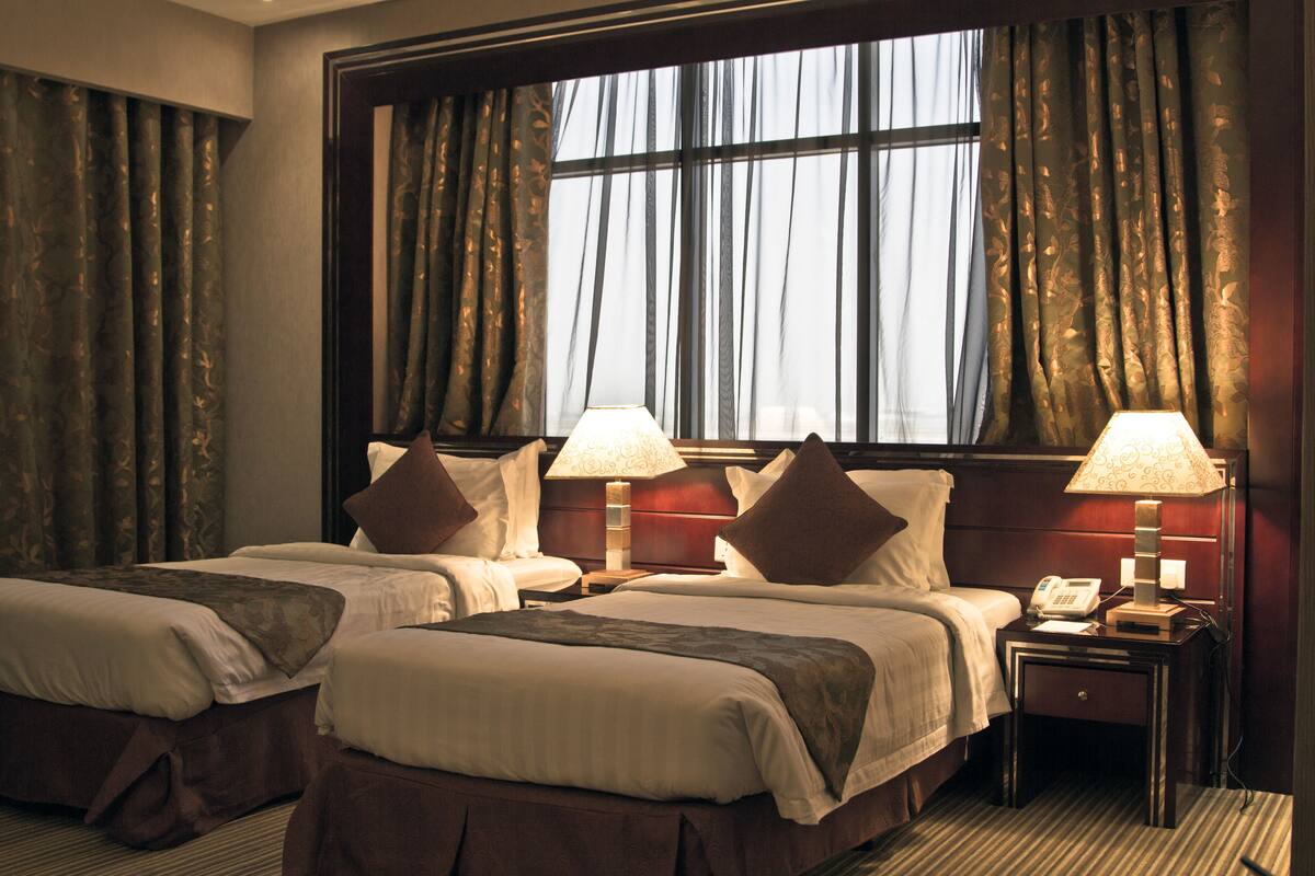 In-room safe, desk, blackout curtains, soundproofing