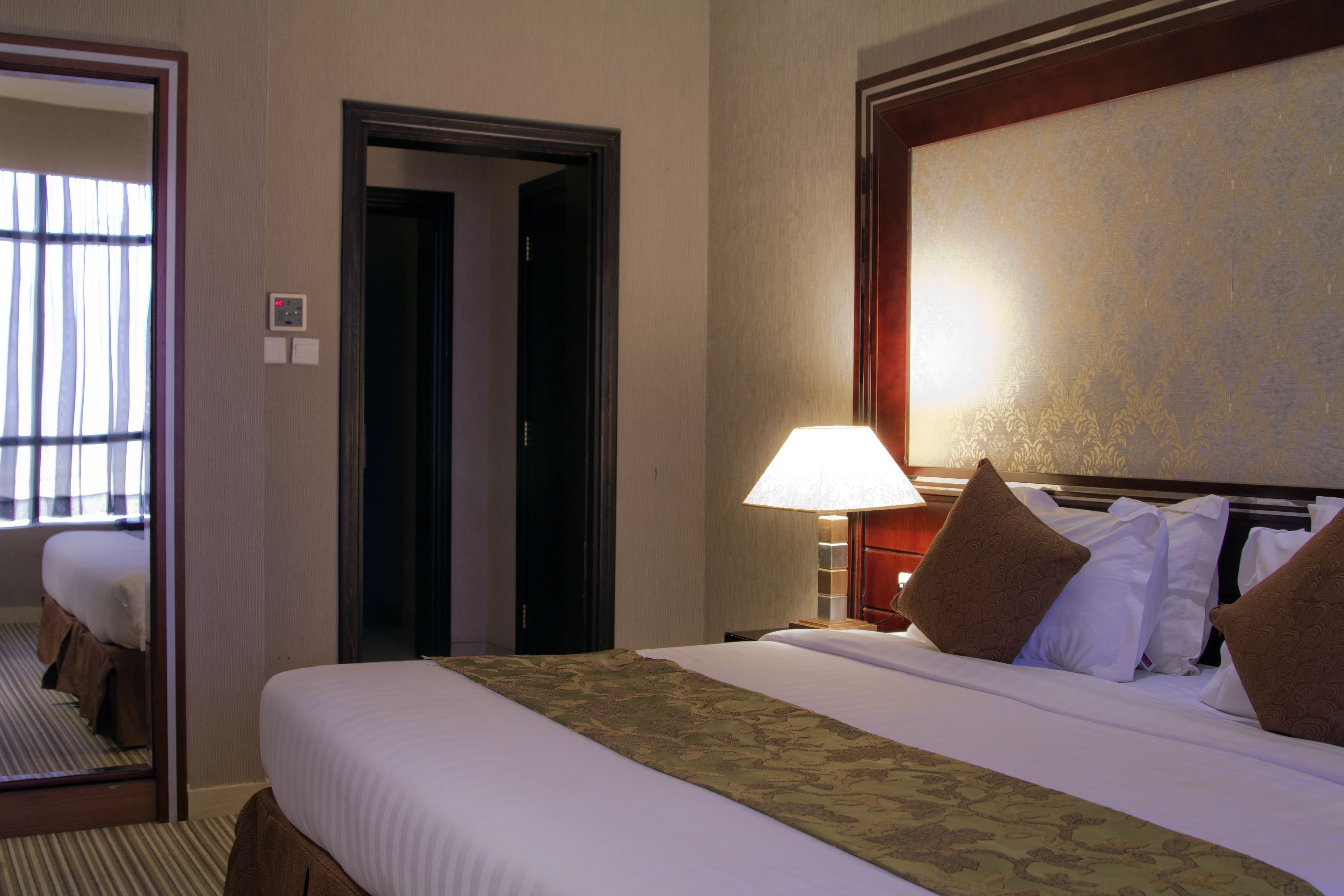 in-room safe, desk, blackout curtains, soundproofing