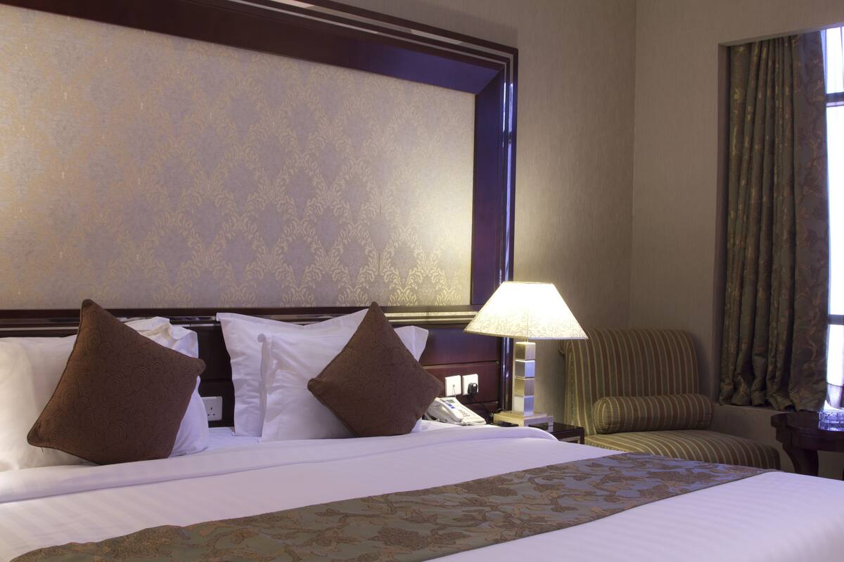 superior room | in-room safe, desk, blackout curtains, soundproofing