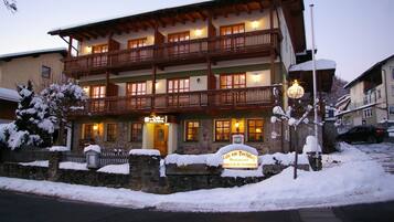 Front of property – evening/night