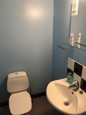 Dreibettzimmer | Badezimmer | Dusche, kostenlose Toilettenartikel, Handtücher
