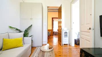 Classic Apartment, 4 Bedrooms, Park View | Living area | Flat-screen TV, Netflix, streaming services