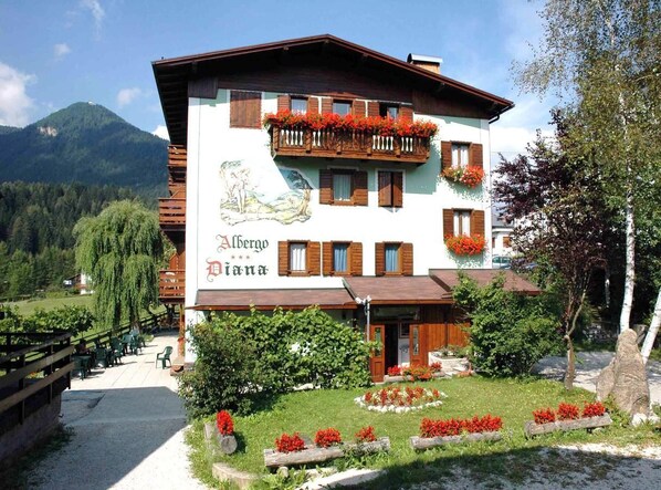 Façade de l’hébergement