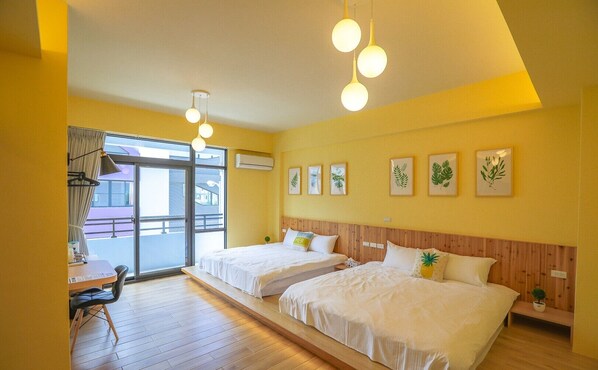 Elite Suite, 2 Queen Beds, Non Smoking | Desk, blackout drapes, soundproofing, free WiFi - Summer Dream (Magong)