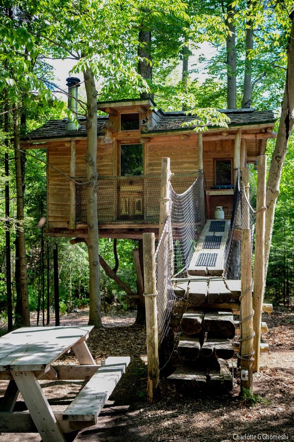 Tree House, 2 Double Beds, Non Smoking | Free WiFi - Chimo Refuges Treehouse Resort (Saint-Sauveur)
