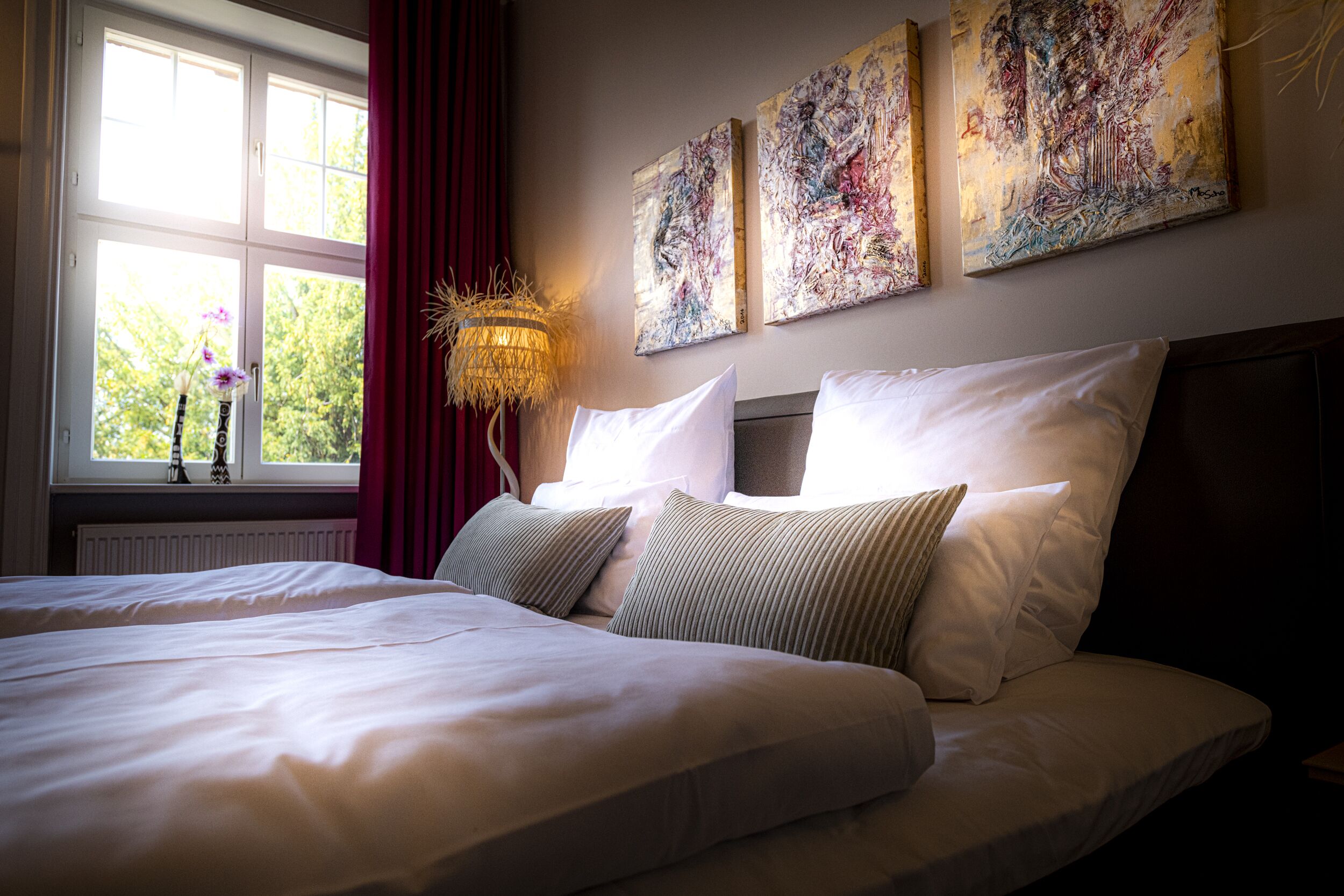 Deluxe-Apartment | Allergikerbettwaren, individuell dekoriert, individuell eingerichtet