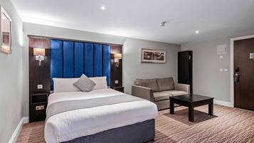 Standard dubbelrum | 1 sovrum, skrivbord, strykjärn/strykbräda och gratis wi-fi