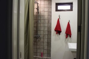 Apartment, 1 Single Bed, Non Smoking | Bathroom shower - Nikos Home (Tbilisi)