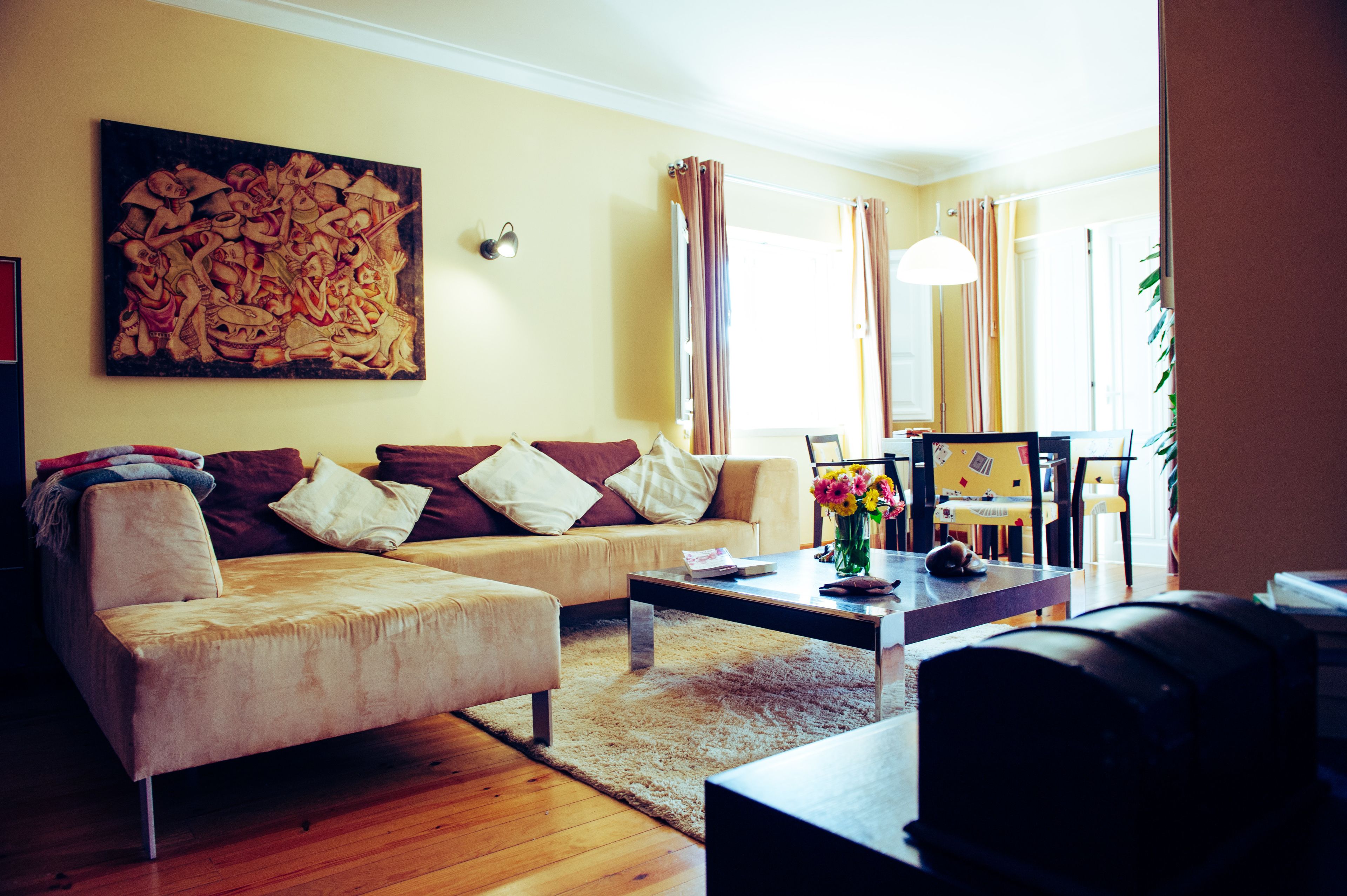 Coin salon dans le hall