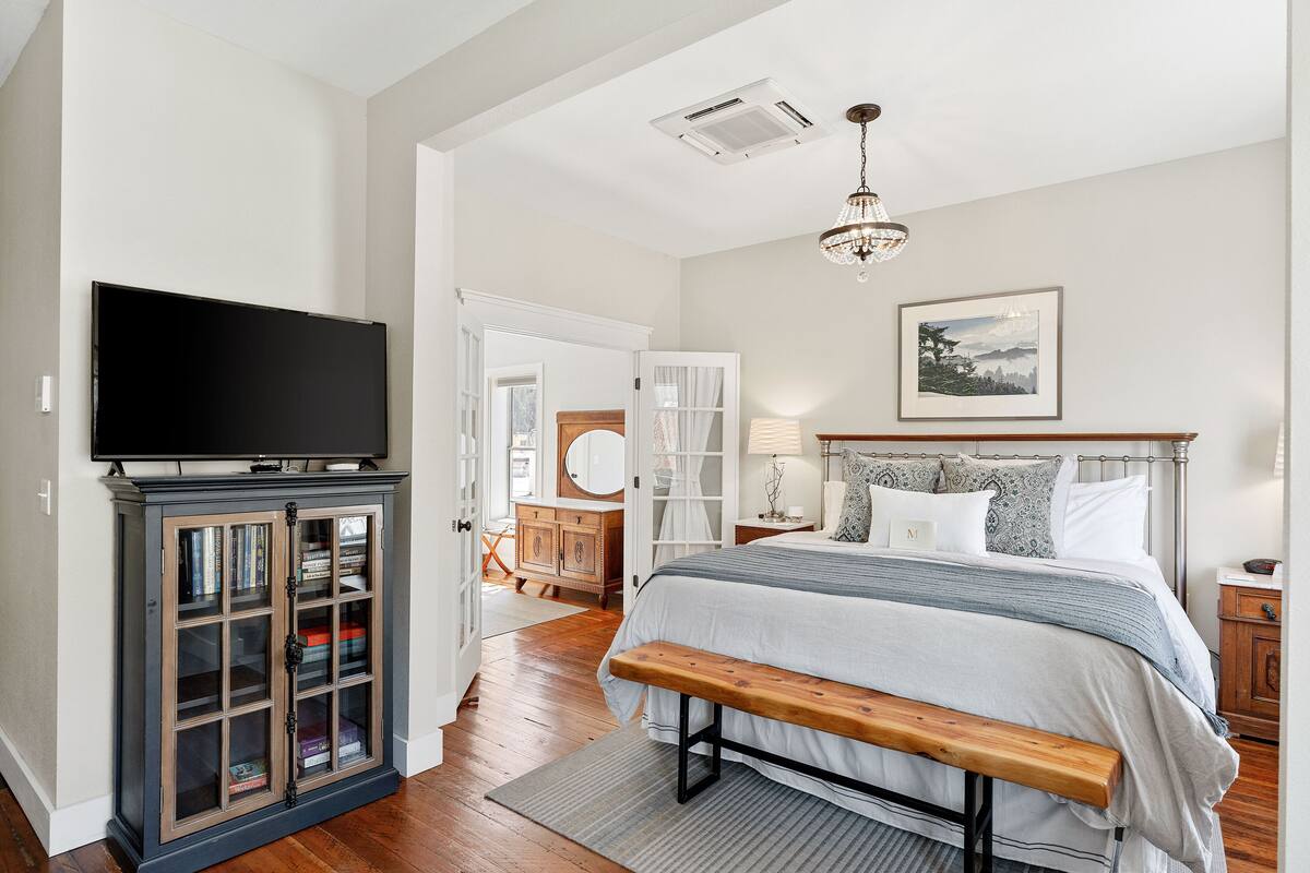 room, 1 king bed with sofa bed (room #2) | iron/ironing board, free wifi, bed sheets