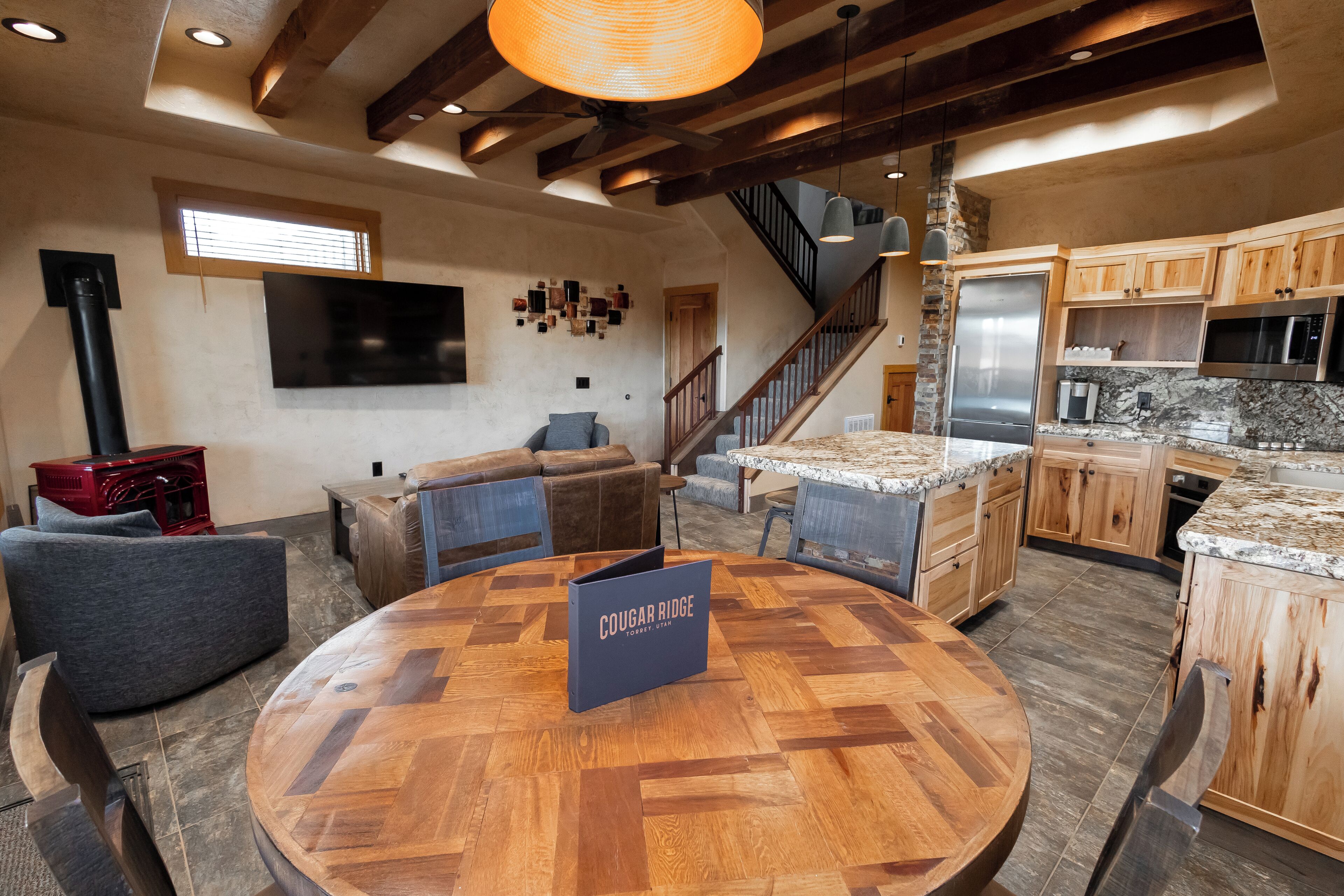 Mini-fridge, microwave, freezer