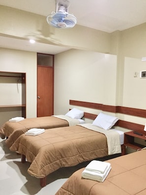 Family Quadruple Room, Private Bathroom | In-room safe, free WiFi, bed sheets