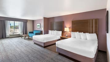 Suite, 2 queensize bedden, niet-roken, magnetron | Een strijkplank/strijkijzer, gratis wifi, beddengoed