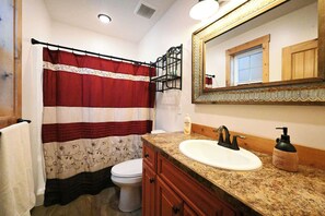 Bathtub, hair dryer
