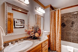 Condo, Multiple Beds (Centennial 2 Bedroom Condo unit no. 5) | Bathroom | Hair dryer