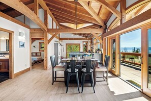 Dining - Mystic Beach Vacation Home-Oceanview modern timberframe with hot tub  (Juan de Fuca)