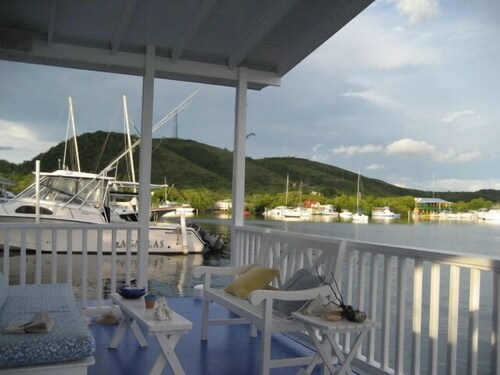 Beach Front, Water Front, stilt house on the water