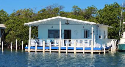 Beach Front, Water Front, Stilt House On The Water
