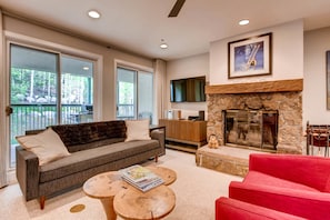Condo, Multiple Beds (Centennial 2 Bedroom Condo unit no. 9) | Living room