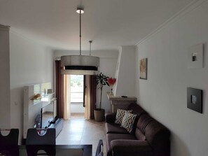 Smart TV, fireplace, DVD player, computer monitors