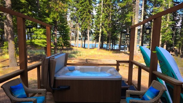 Unclassified image, 1 of 24, button - #51 The Cabins at Hyatt Lake - Sleeps 6 - Hot Tub (Ashland)