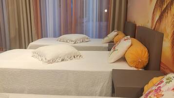 4 chambres, fer et planche Ă repasser, Wi-Fi, draps fournis