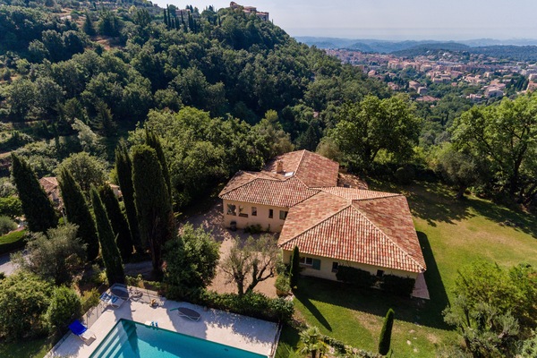 aerial view of the property
