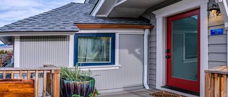 숙박 시설 입구