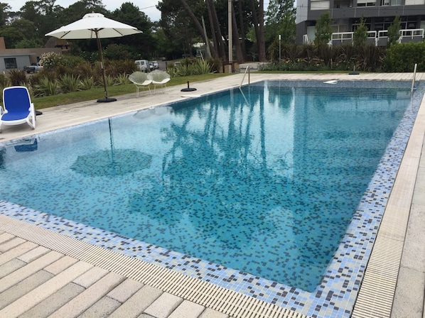 Indoor pool, outdoor pool