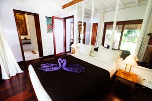 3 soverom, safe på rommet, strykejern/-brett og wi-fi (inkludert)