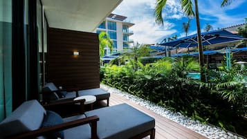 Deluxe Condo, Non Smoking | Teres/patio