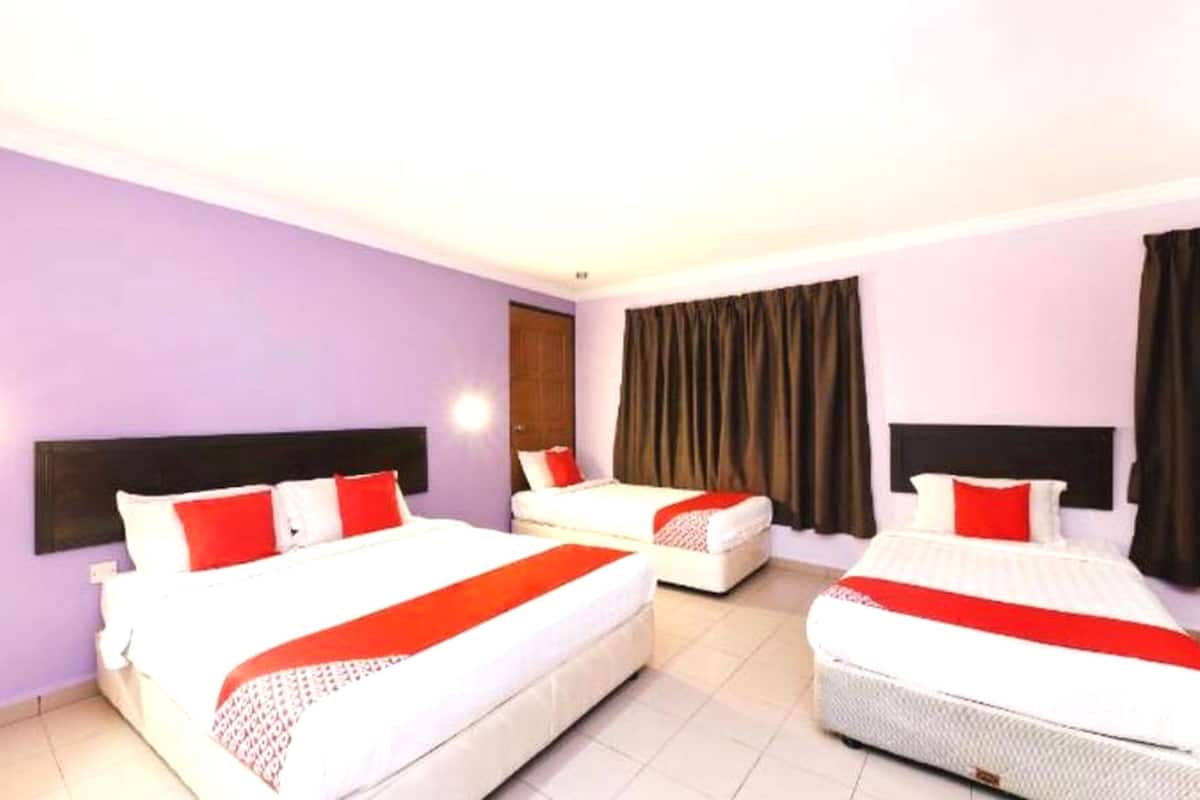 家庭套房 | 書桌、筆電工作空間、免費無線上網、床單