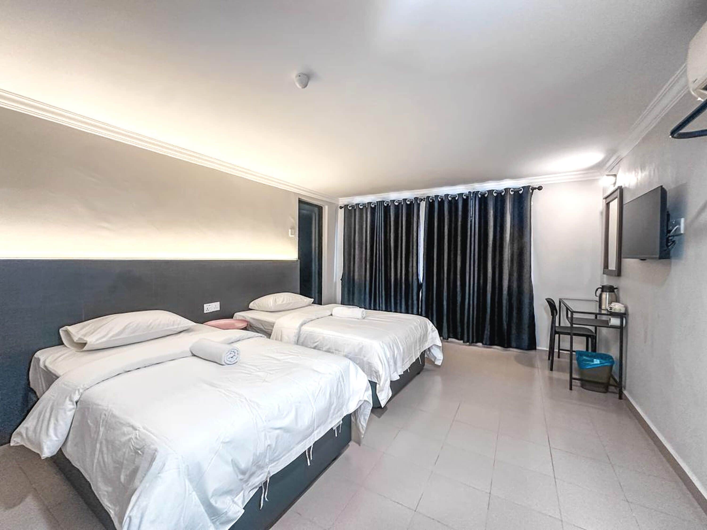 디럭스 트윈룸 | 책상, 노트북 작업 공간, 무료 WiFi, 침대 시트