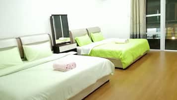 Desk, iron/ironing board, rollaway beds