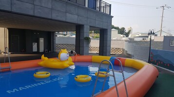 Seasonal outdoor pool