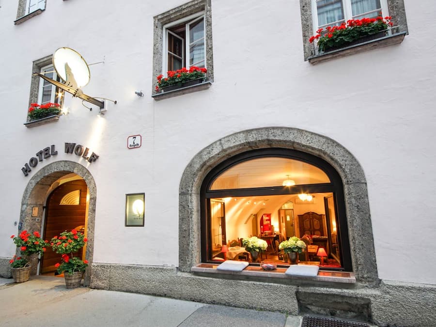 Fassade der Unterkunft