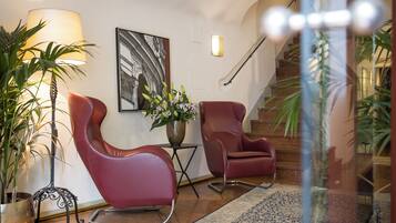 Sala de estar en el lobby