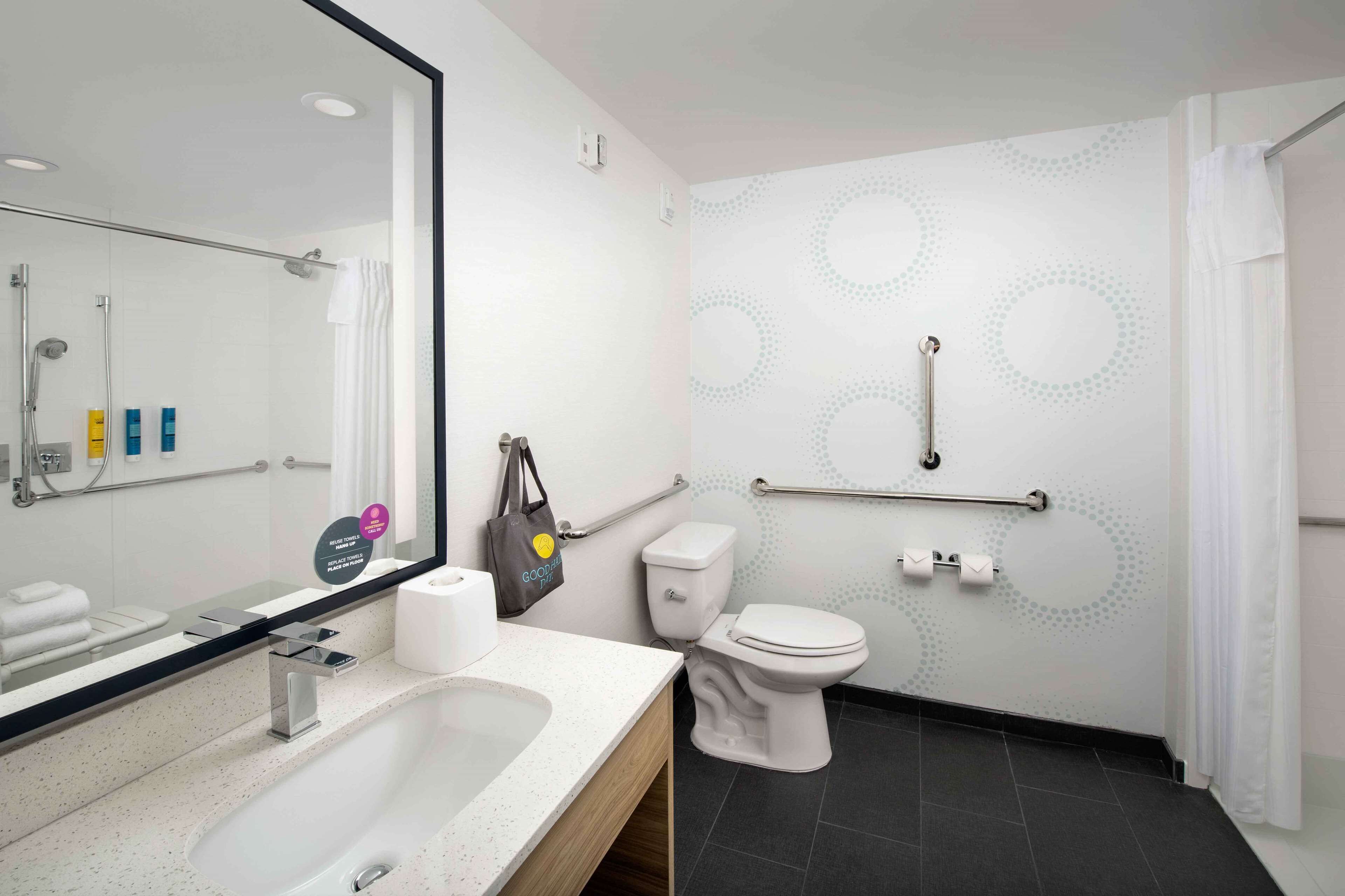 free toiletries, hair dryer, towels, soap